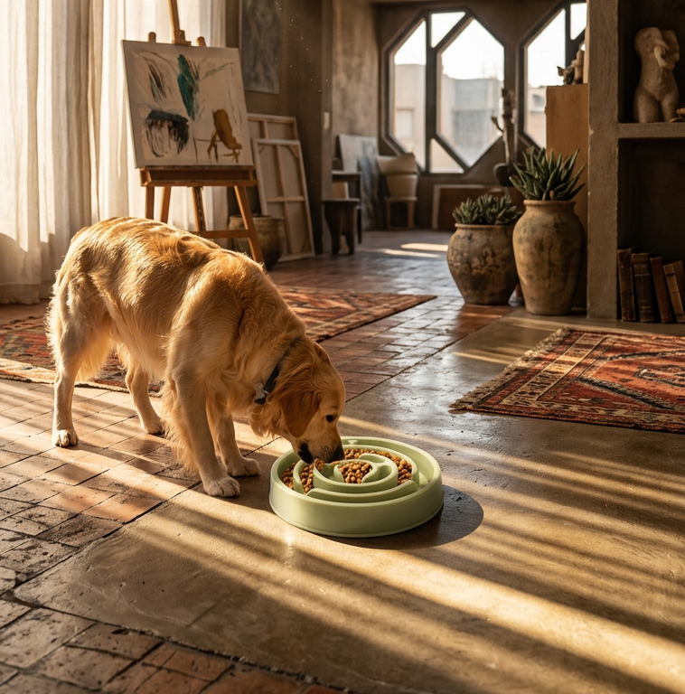 SlowBowl Pro — Slow Feeder Dog Bowl