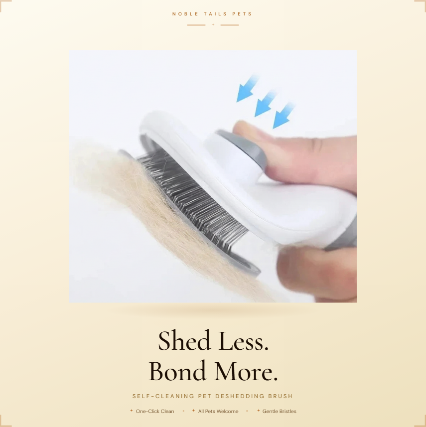 ShedEase — Self Cleaning Pet Brush